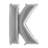 Буква "K" серебряная.
