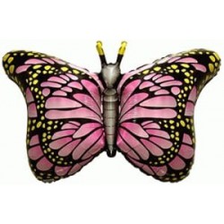 Фольгированный шар розовая  бабочка