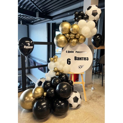 Мини-фотозона в футбольной тематике