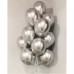 Гелиевые серебряные хромовые шары