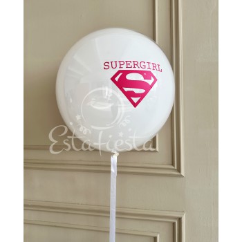 Supergirl большой белый шар с эмблемой