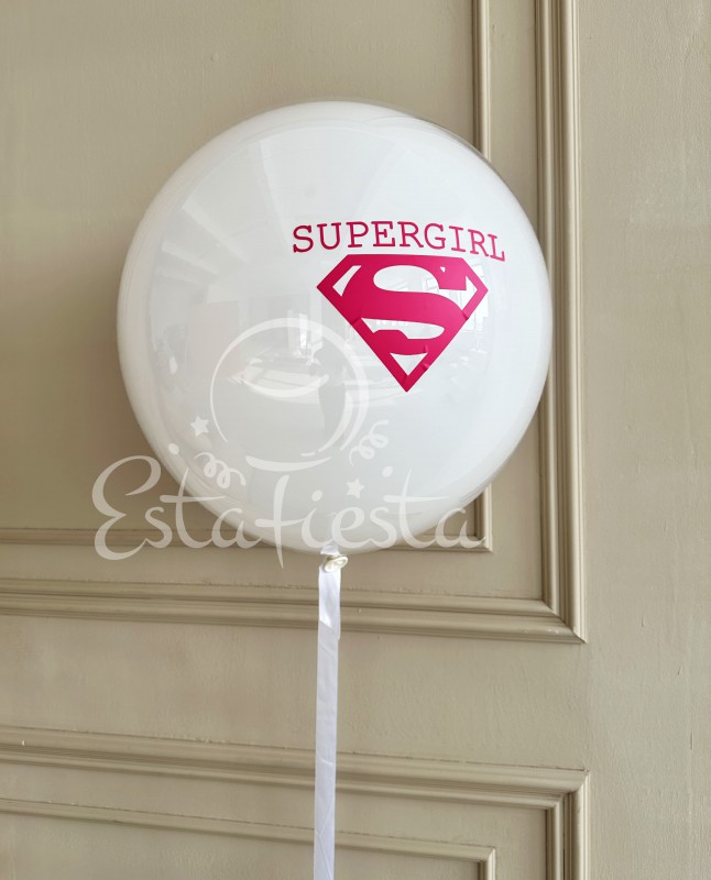 Supergirl большой белый шар с эмблемой
