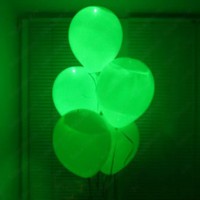 Светящиеся шары зеленого цвета