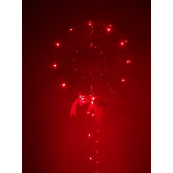 Светящийся баблс светодиодом красного цвета
