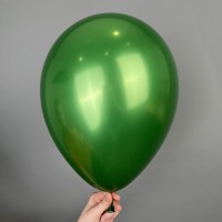 Гелиевые шары зелёный хром