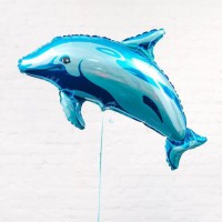 Дельфин фигурка с гелием
