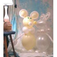 Фигурки мышек из воздушных шаров 
