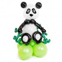 Панда из шаров