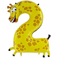 Цифра 2 жираф