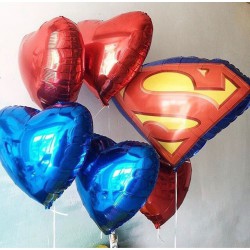 Сердца с эмблемой Супермена