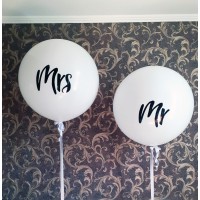 Гелиевые шары Mr и Mrs