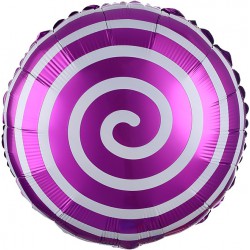 Шар-круг фиолетовый леденец
