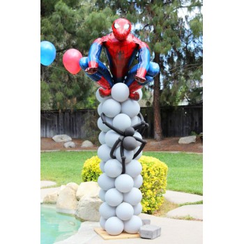 Композиция Человек-паук на основании из шаров