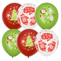 Воздушные шары новогодней тематики