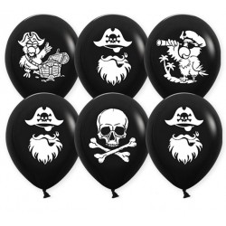 Гелиевые шары с рисунком "пираты"