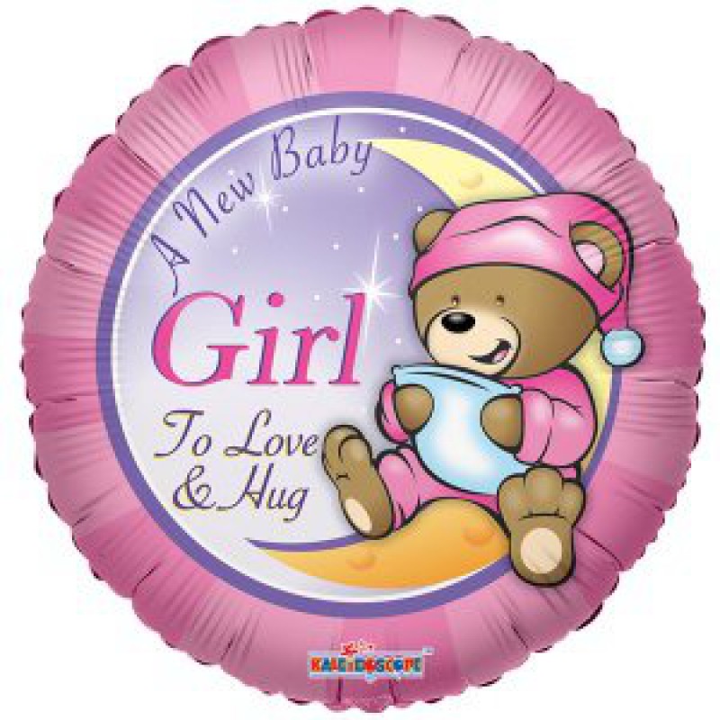 Шар new baby girl
