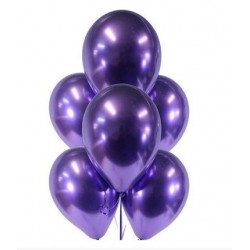 Фиолетовые хромовые шары