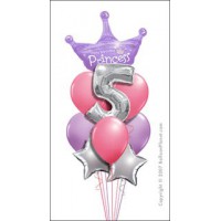 Фонтан из воздушных шаров "Принцесса"