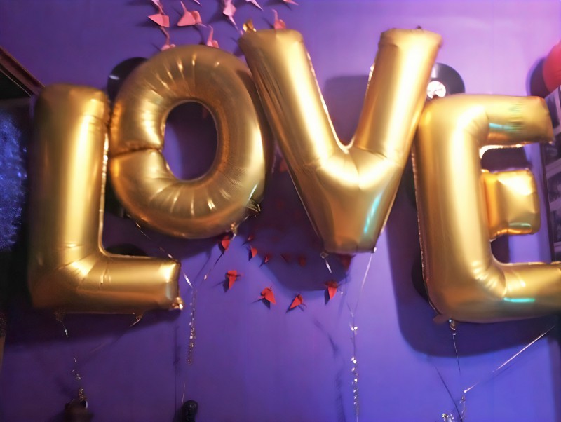Гелиевые шары Лав LOVE 