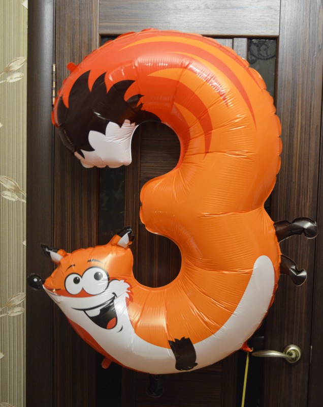 Цифра 3 лиса