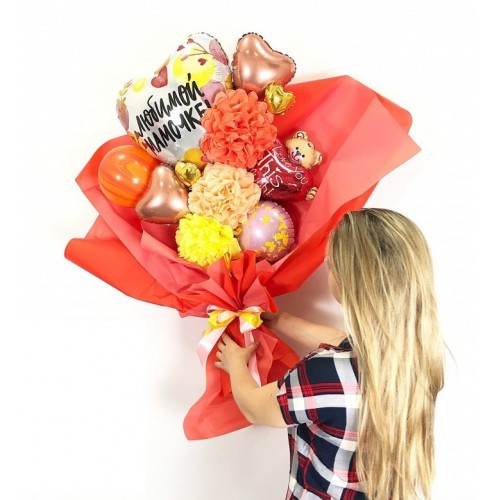 Букет цветов из шаров на День Рождения